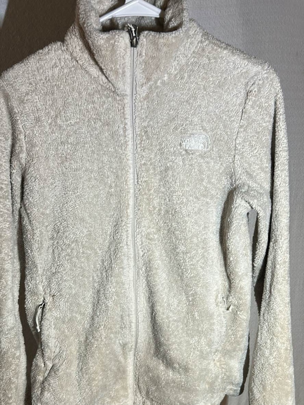 The North Face Women’s Cream Sherpa Full-Zip Jacket